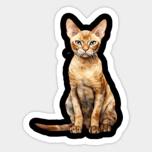 German Rex Cat Sticker